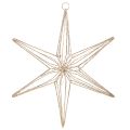 Floristik24 Étoile LED décorative en fil doré avec 40 LED, lumière chaude, 42 cm, usage intérieur