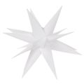 Étoile LED Décorative Blanche 40 cm avec Timer, Usage Extérieur Protégé | Floristik24.fr
