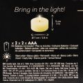 Lot de 2 bougies LED en cire