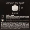 Bougie chauffe-plat LED XL