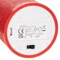 Bougie pilier LED rouge avec