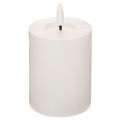 Floristik24 Bougie pilier LED, effet vacillant, avec minuterie, Ø7cm, 12cm