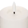Bougie pilier LED, effet vacillant, avec minuterie, Ø7cm, 12cm | Floristik24.fr