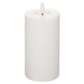 Bougie pilier LED, effet vacillant, avec minuterie, Ø7cm, 16cm | Floristik24.fr