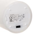 Bougie pilier LED, effet