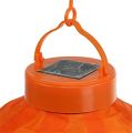 Lampion LED avec solaire 20cm orange | Floristik24.fr