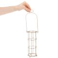Lanterne de jardin, lampe à vent en métal Ø8,5 cm H23/18,5/14,5 cm, lot de 3 | Floristik24.fr