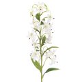 Floristik24 Branche fleurie artificielle lys blanc décorative 80 cm
