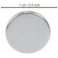 Lot de 20 disques magnétiques ronds en métal argenté 1 cm pour décoration et fixation | Floristik24.fr