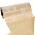 Papier de fleuriste étanche motif floral naturel 25 cm x 100 m | Floristik24.fr