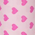 Manschette en papier rose avec motif cœur 25 cm x 100 m | Floristik24.fr