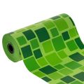 Floristik24 ProductNamePapier de manchette en papier pour bouquets, motif mosaïque, 25 cm x 100 m
