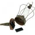 Floristik24 Lanterne LED, lampe décorative, aspect antique, Ø16cm H43cm