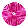 Floristik24 Fil d&#39;escargot en métal escargot rose 2mm 120cm 2pcs