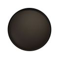 Plateau métal plateau bougie rond noir Ø20cm H2.5cm 2pcs | Floristik24.fr