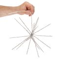 Décoration étoile polaire lumineuse LED 29 cm lumière chaude métal extérieur | Floristik24.fr