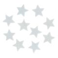 Floristik24 Mini étoiles scintillantes 2,5cm blanches 48pcs