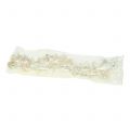 Floristik24 Guirlande coquillage avec perles blanches 100cm