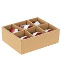 Boules de Noël en verre 8cm