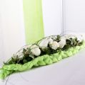 Décoration de table en brique mousse florale vert 22cm x 7cm x 5cm 10pcs