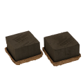 Mousse florale OASIS® Renewal® Biolit® 2 demi-briques 12 × 12 × 8 cm, brunes | Floristik24.fr