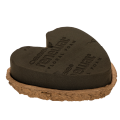 Cœur en mousse florale OASIS® Renewal® Biolit®, 18 cm, brun, pour compositions florales, lot de 2 | Floristik24.fr