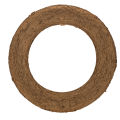 Anneau de mousse florale OASIS® Renewal® Biolit®, 40 cm, noir, pour couronnes, lot de 2 | Floristik24.fr