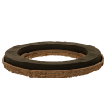 Anneau de mousse florale OASIS® Renewal® Biolit®, 40 cm, noir, pour couronnes, lot de 2 | Floristik24.fr
