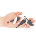 Set de 18 mini-pagaies décoratives en bois bleu et blanc - 8 cm | Floristik24.fr