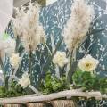 Floristik24 Plantes artificielles d&#39;herbe sèche artificielle blanche d&#39;herbe de pampa