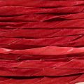 Floristik24 Cordon de papier sans fil de fer Ø 3 mm 40 m, rouge