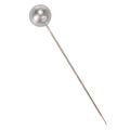 Épingles à tête perlée argentée Ø10 mm - 60 mm (Lot de 50) | Floristik24.fr