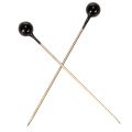 Épingles à Tête Noire Floristiques Ø4 mm 40 mm 150 Pièces | Floristik24.fr