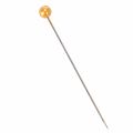 Épingles décoratives à tête perlée Ø6 mm - 65 mm - Orange - Lot de 100 | Floristik24.fr