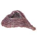 Floristik24 Coeur à planter en matière végétale avec film plastique, 24 cm, couleur violet