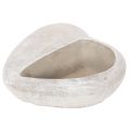 Pot de fleurs en forme de cœur, en pierre reconstituée, pot décoratif, 17 cm | Floristik24.fr