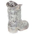 Dekoboot en résine gris 24 cm
