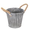 Pot décoratif en métal avec