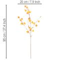 Branche artificielle de Physalis avec fleurs 95 cm en plastique et tissu orange | Floristik24.fr
