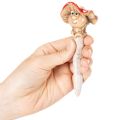 Set de 2 figurines décoratives champignon rouge fille et garçon en céramique 13 cm | Floristik24.fr