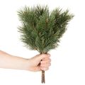 Lot de 6 branches de pin artificielles vertes 39 cm pour décoration | Floristik24.fr
