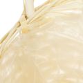 Panier déco naturel avec anse 27 cm x 18 cm H43 cm | Floristik24.fr