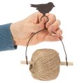 Porte-ruban décoratif et pratique, oiseau, style shabby chic | Floristik24.fr