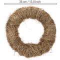 Couronne en Matériau Naturel 35 cm - Base pour Décorations Créatives | Floristik24.fr