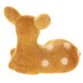Figurine faon couché en