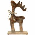 Floristik24 Décoration de noël déco figurine bois de renne 25cm