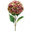 Hortensia artificiel rose, Bordeaux fleur artificielle grand 80cm