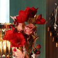 Kunstfleurs roses longues tiges 62 cm bouquet de 12 | Floristik24.fr