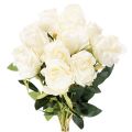 Roses artificielles blanches,