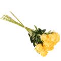 Roses artificielles jaunes à